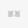925 Sterling Silver Square Solitaire Stud Earrings for Women - Zilgi Jewels