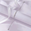 Ribbon Design Bow Grace Diamond Adjustable Bracelet for Women