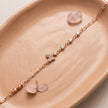 Rose gold 925 sterling silver butterfly bracelet for women