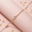 Rose gold 925 sterling silver butterfly bracelet for women