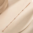 Rose gold 925 sterling silver evil eye crystal bracelet for women