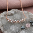 Rose Gold Sparkle Star 925 Sterling Silver Pendant Chain for Women