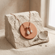 Rose Gold Teardrop CZ 925 Sterling Silver Pendant Chain for Women