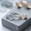 Oval Link CZ Ring – 925 Sterling Silver Ring for Women