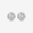 Round Cluster Design Earrings
