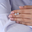 Round Cluster Design Earrings