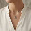 Royal Heart Diamond 925 Sterling Silver Pendant Chain for Women