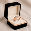 Royal Square Pave Diamond-Look Men's Ring