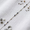 Silver 925 sterling silver bracelet with blue stones for women