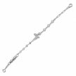 Silver 925 sterling silver butterfly crystal bracelet for women