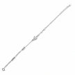 Silver 925 sterling silver flower bracelet for women