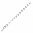 Silver 925 sterling silver heart bracelet for women