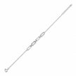 Silver 925 sterling silver link chain bracelet for women