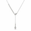 Silver Sparkle CZ Multi-Link 925 Sterling Silver Pendant Chain for Women