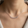 Silver Sparkle Star 925 Sterling Silver Pendant Chain for Women