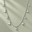 Silver Starlight Charm Necklace