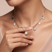 Silver Starlight Charm Necklace