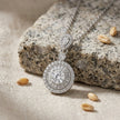 Silver Triple Round & Drop Pendant 925 Sterling Silver Chain for Women