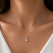 Silver Triple Round & Drop Pendant 925 Sterling Silver Chain for Women