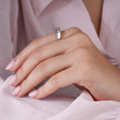 Minimal Stone Silver Ring