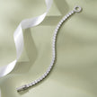 Classic Tennis Diamond Silver Bracelet for Women