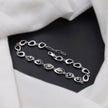 Teardrop Diamond Adjustable Silver Bracelet for Women