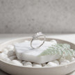 Triple Emerald CZ 925 Sterling Silver Ring for Women