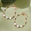 White Crystal Beaded 925 Sterling Silver Kids Bracelet