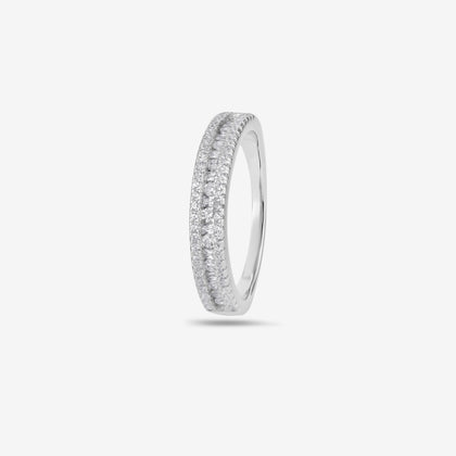 Double Row Diamond Ring