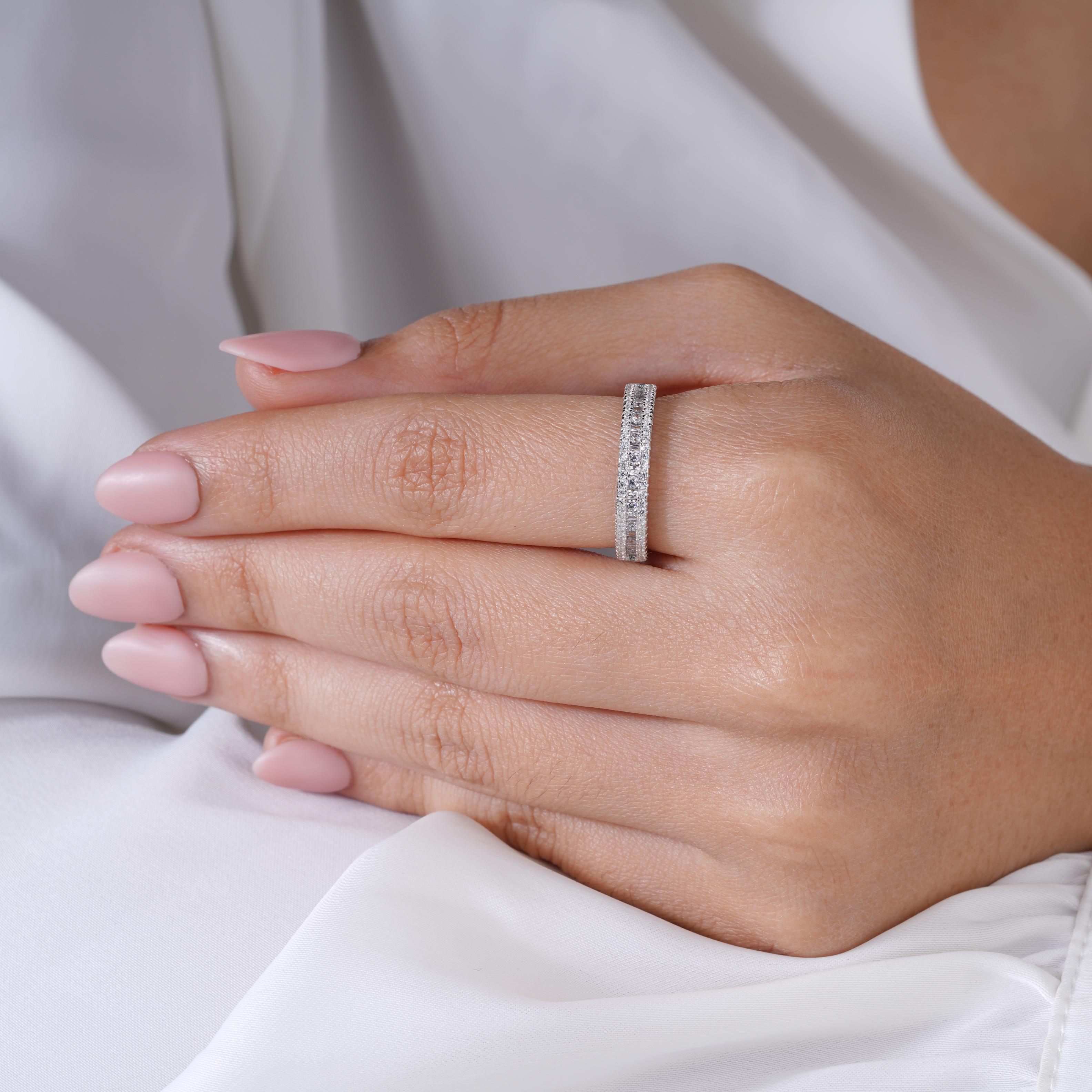Double Row Diamond Ring