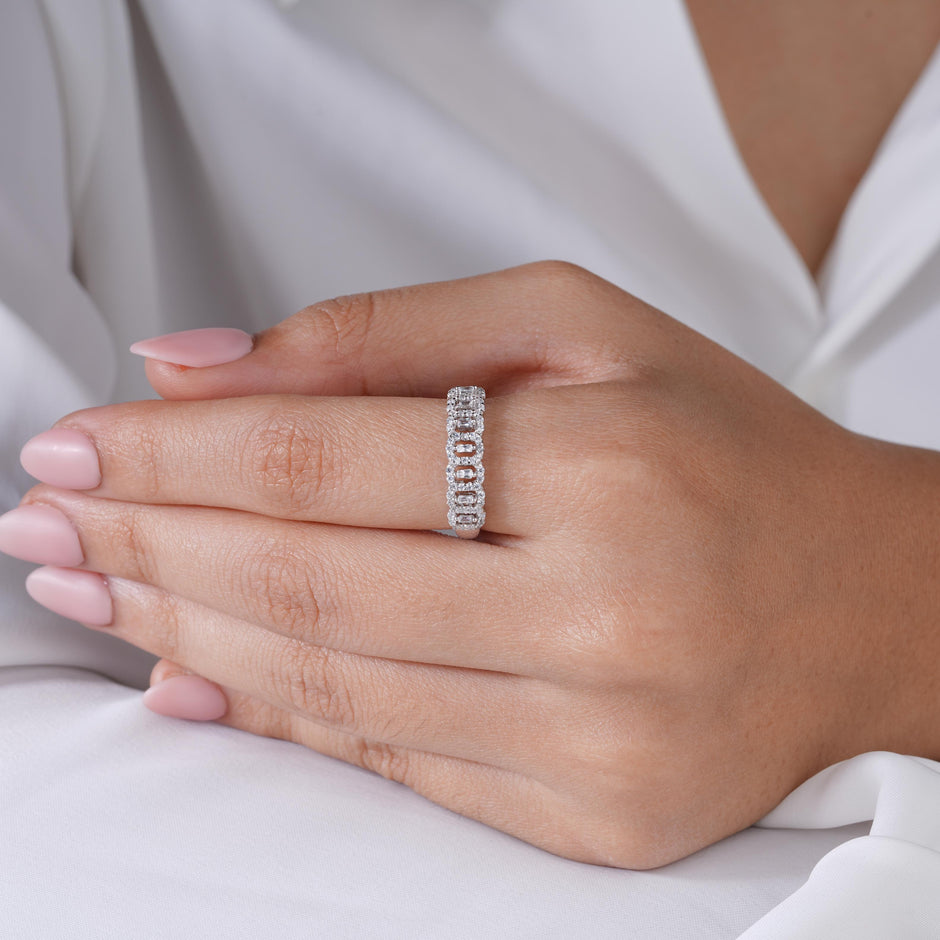 Elegant Eternity Diamond Ring