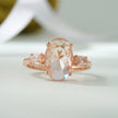 Oval-cut Solitaire Rose Gold Ring
