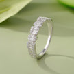 Round-cut CZ Diamond Ring
