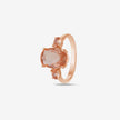 Oval-cut Solitaire Rose Gold Ring