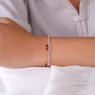 Red Butterfly Diamond Adjustable Bracelet for Women