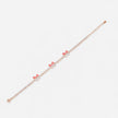 Pink Butterfly Diamond Adjustable Bracelet for Women