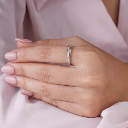 Diamond Ring for Women on Hand