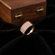 Rose Gold Square CZ 925 Sterling Silver Ring for Men