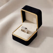 Square Top Micro Pavé CZ 925 Sterling Silver Ring for men