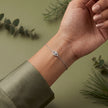 Elegant Evil Eye Bracelet in 925 Sterling Silver