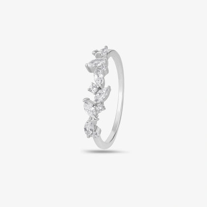 Leaf design dimond ring 