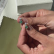 Mint Green Stone Drop Earrings