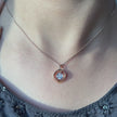 pure glow diamond CZ 925 silver pendant chain